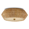 Antibes Natural Flush Mount