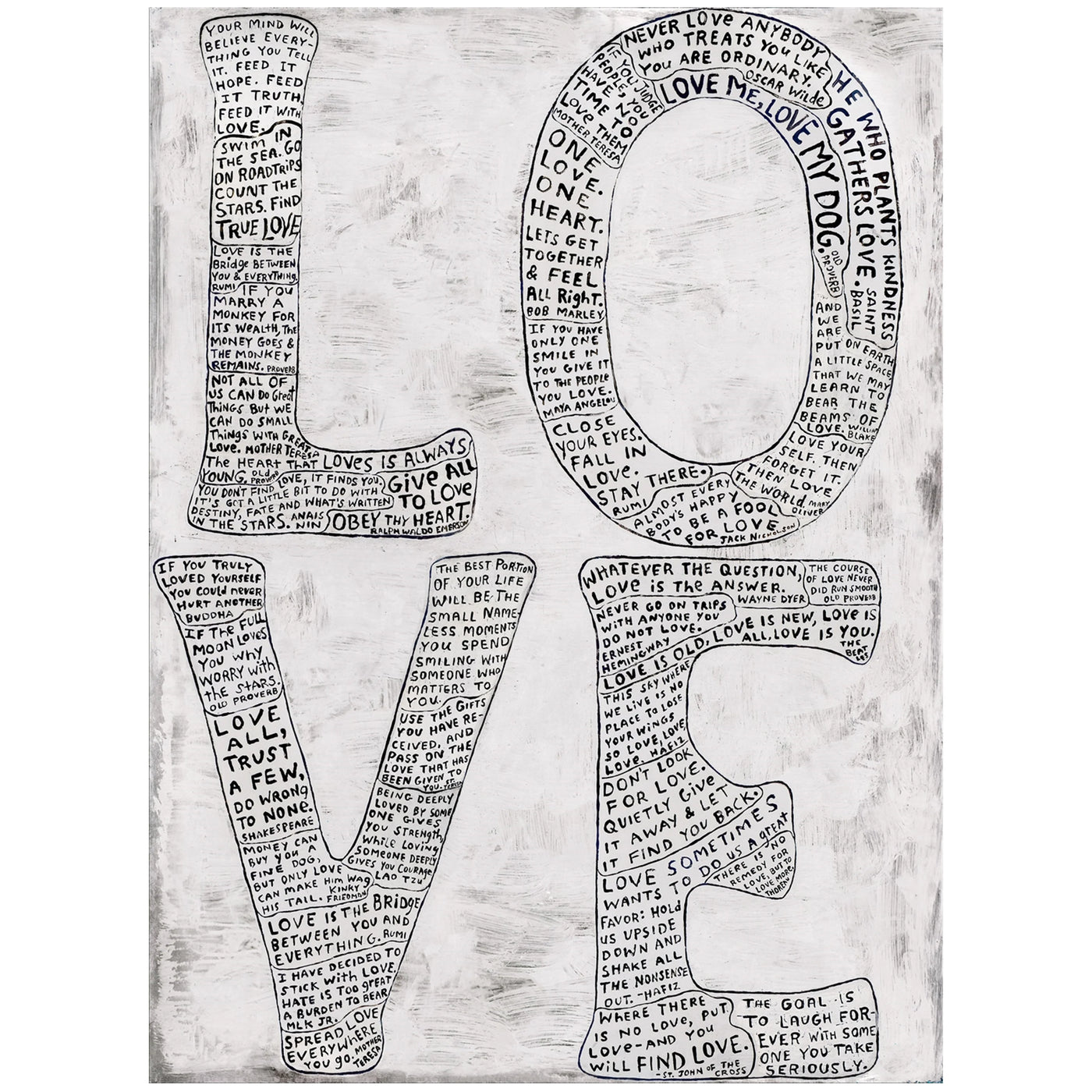 L‑O‑V‑E – Art Print