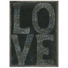 L‑O‑V‑E Art Print – Grey Wood
