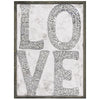 L‑O‑V‑E Art Print – Grey Wood