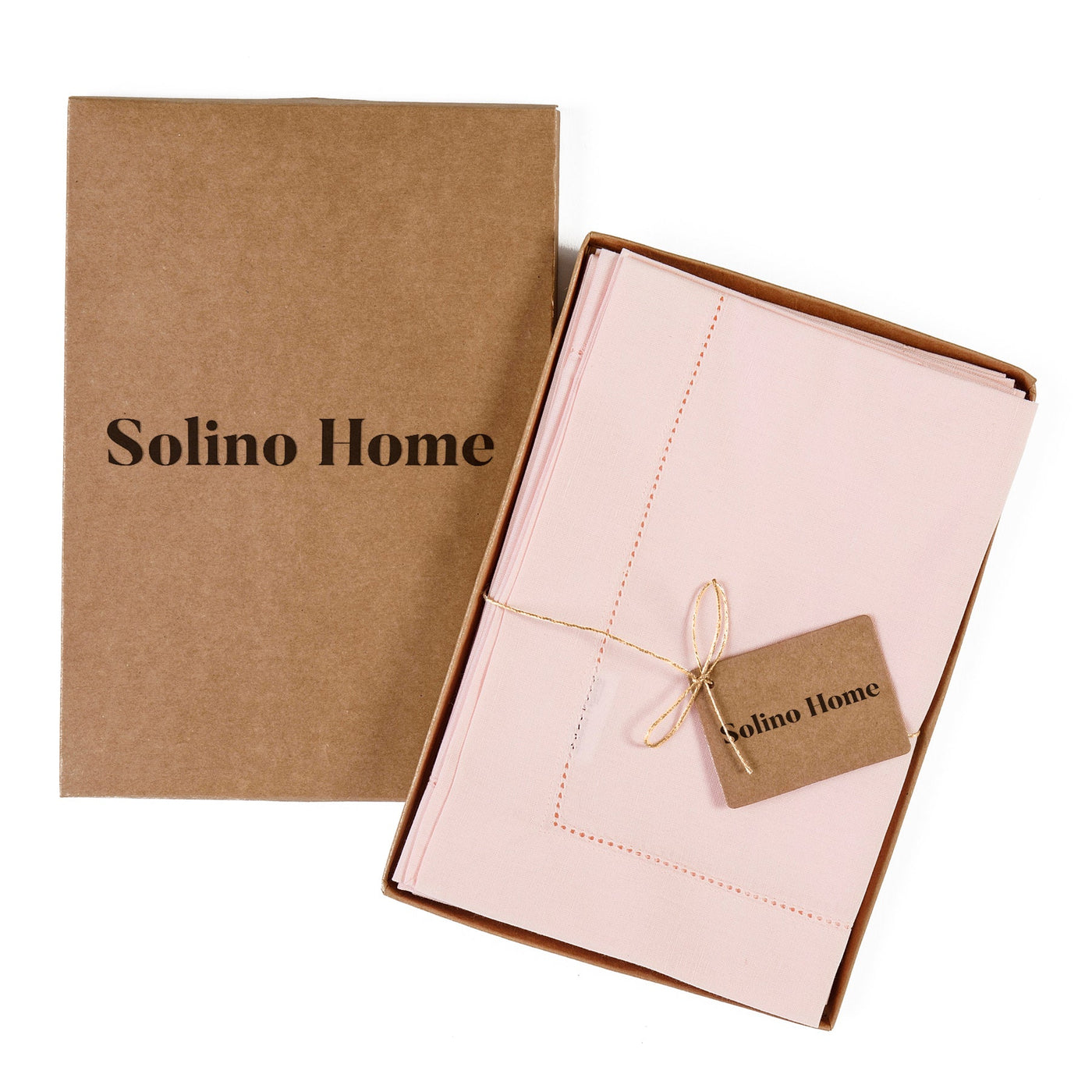 Cotton Linen Hemstitch Napkins