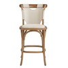 Essex Counter Stool in oak and linen - coastal stool
