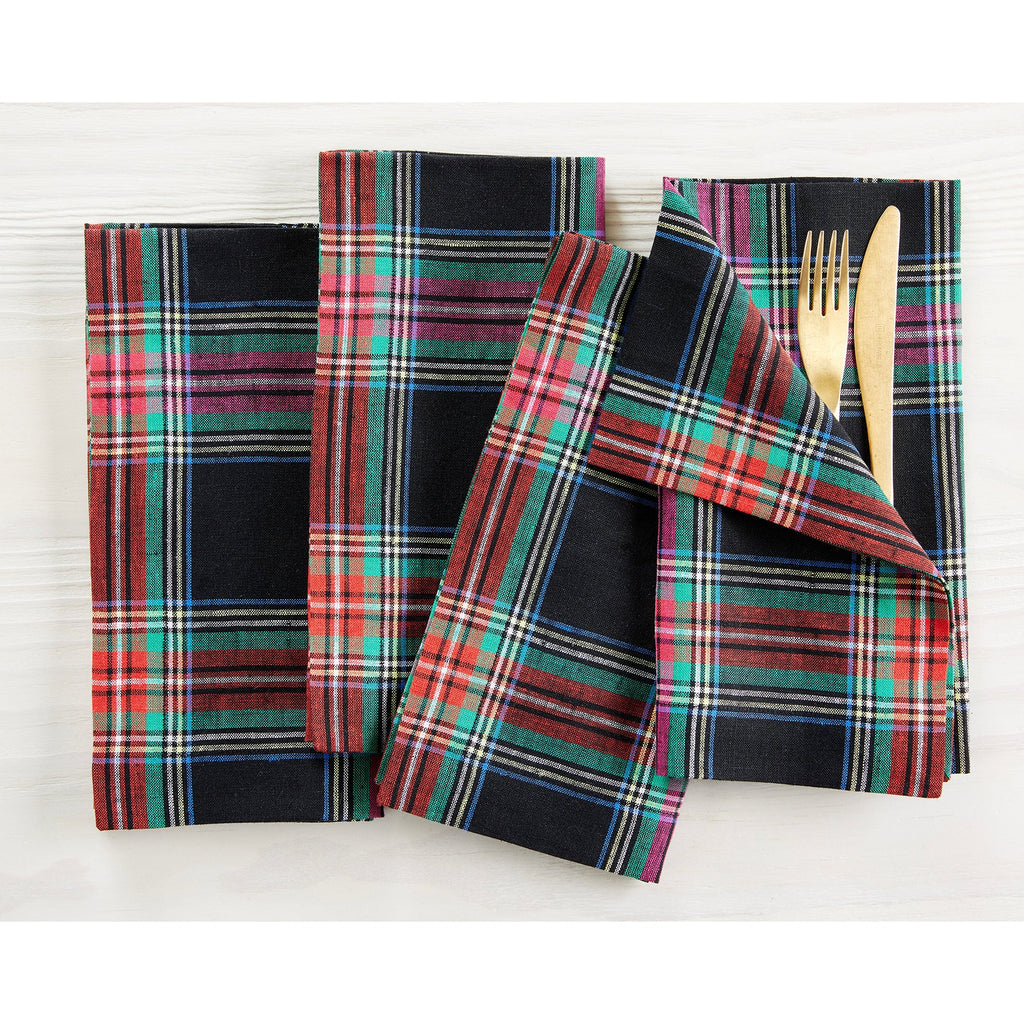 Jewel Plaid Napkins