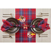 Red Tartan Plaid Napkins, Set of 4