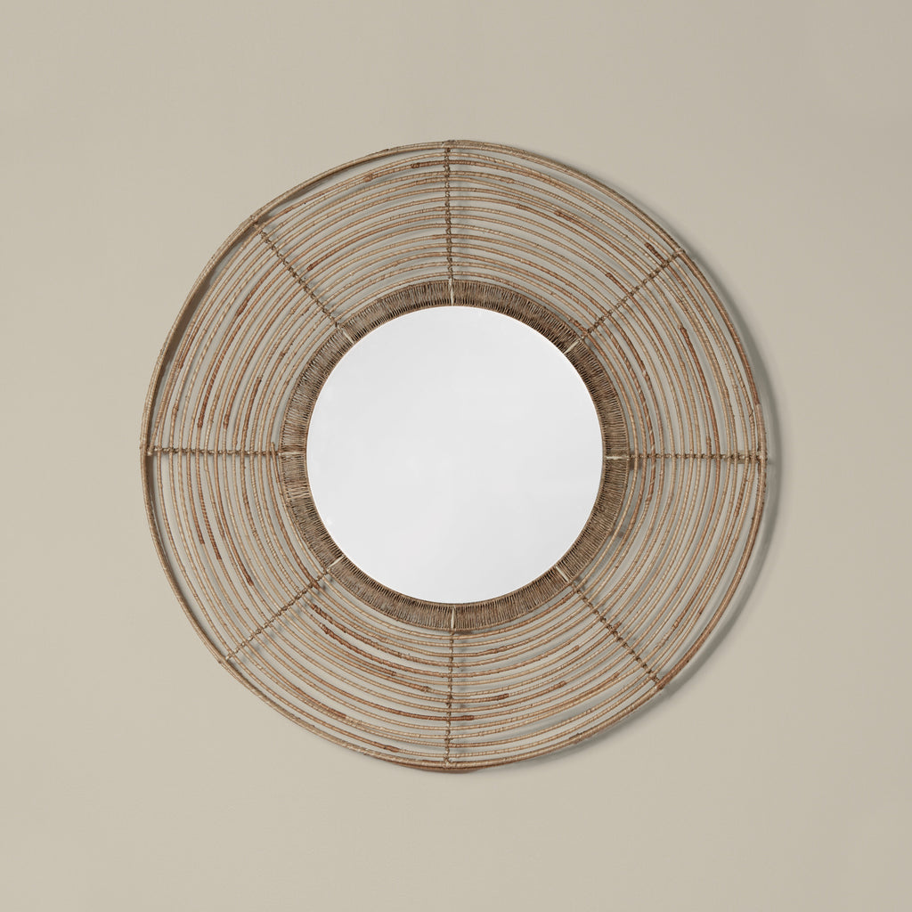 Beehive Round Mirror