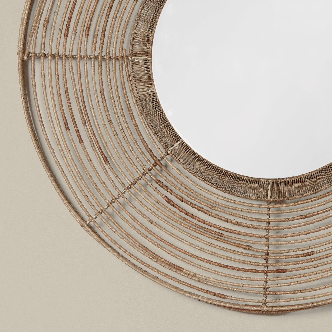 Beehive Round Mirror