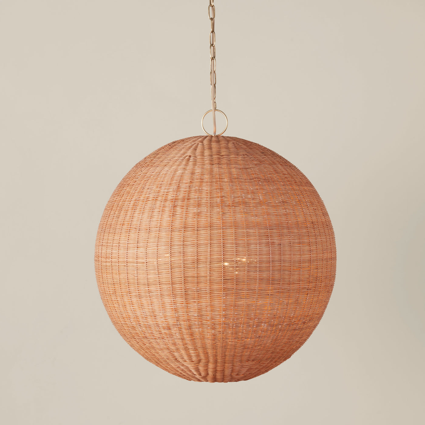 Miramar Rattan Round Chandelier