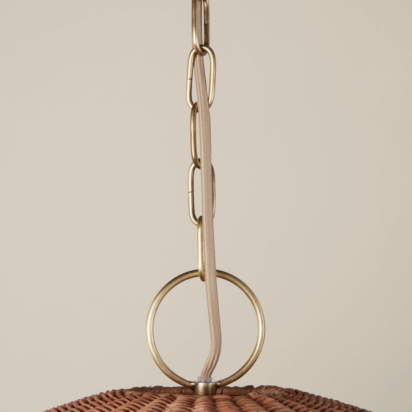 Miramar Rattan Round Chandelier