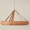 Pampas Rattan Halo Chandelier
