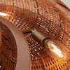 Pampas Rattan Halo Chandelier