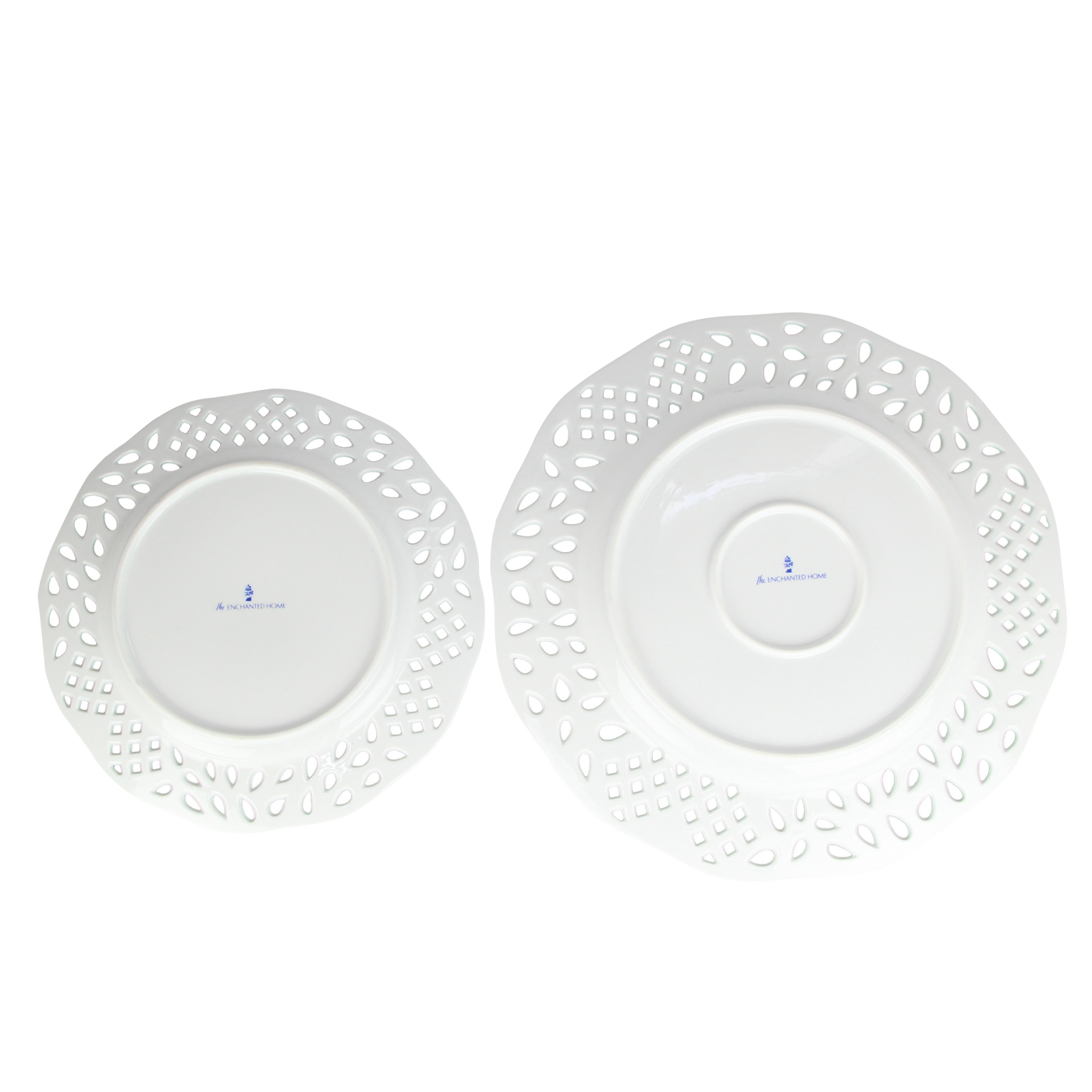 White Pierced Dinnerware