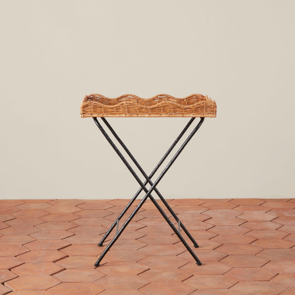 Solana Rattan Folding Table