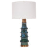 Peacock Green Table Lamp