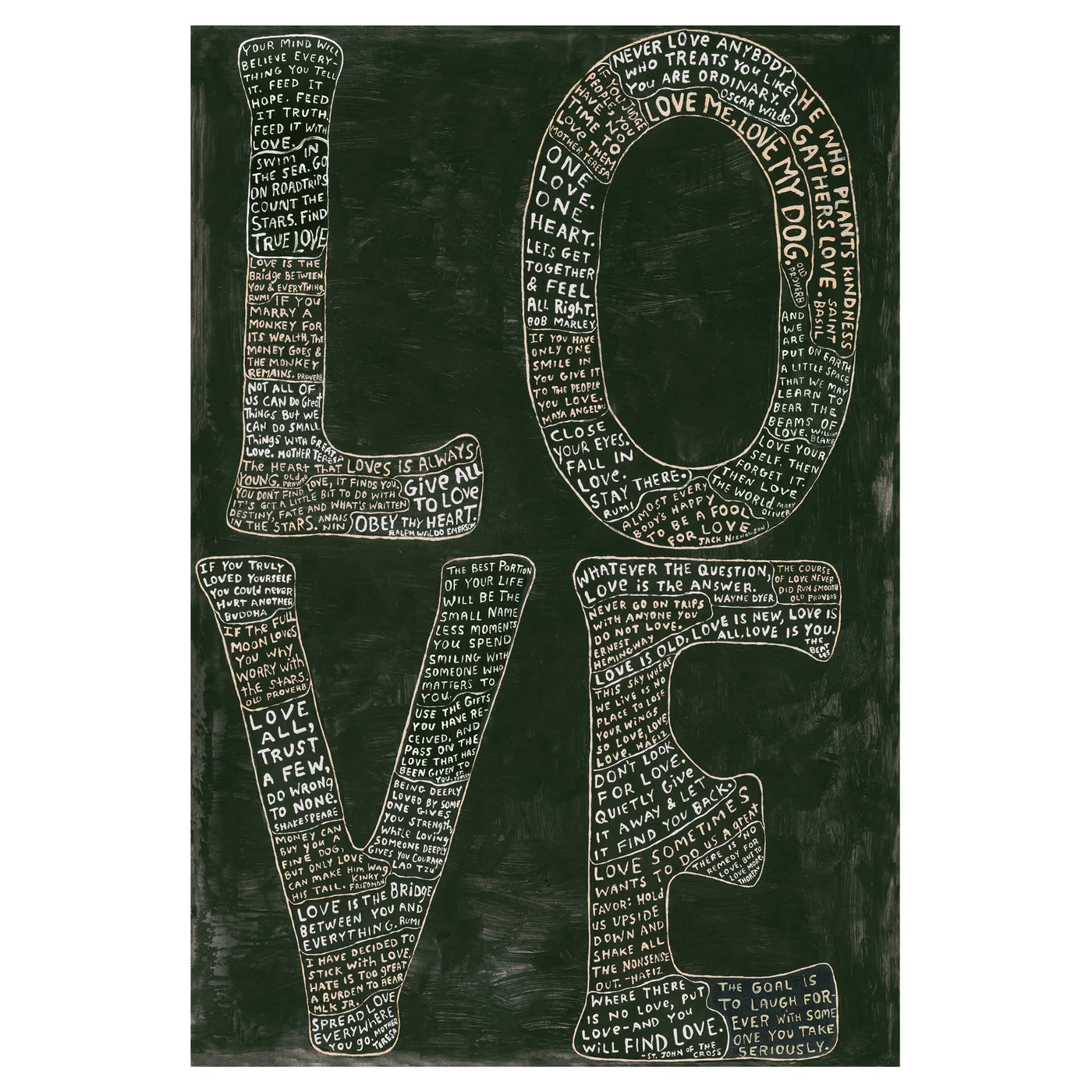 L‑O‑V‑E – Art Print