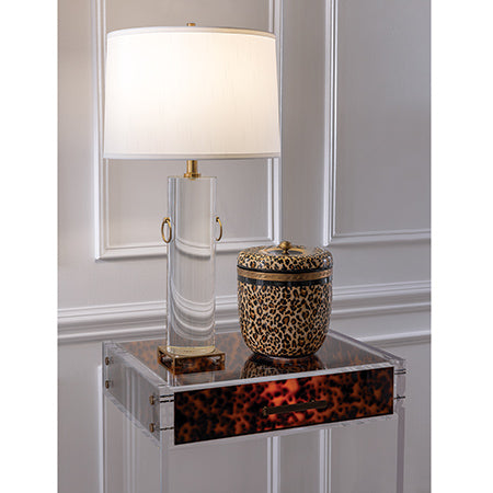 Beverly Hollywood Regency Crystal Lamp