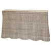Averly Scalloped Entry Table
