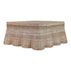 Averly Scalloped Square Coffee Table