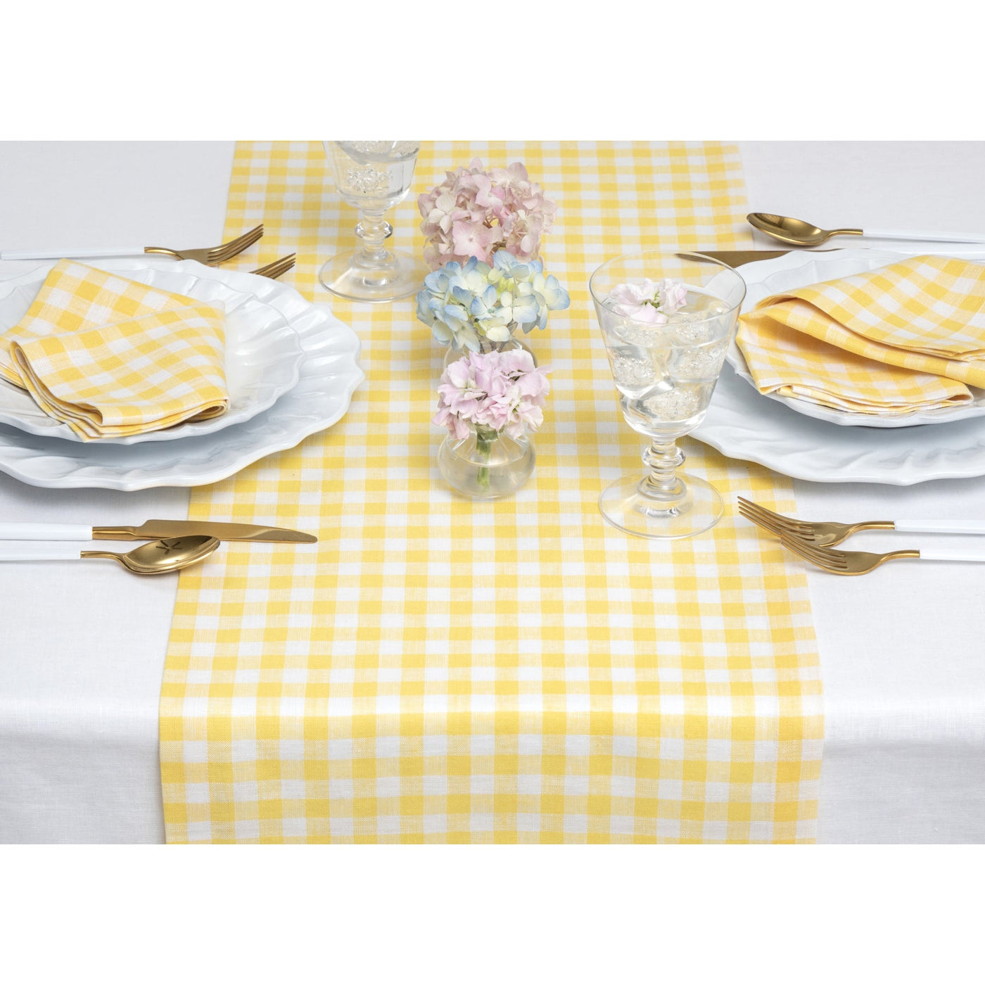 Gingham Table Runner