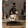 Midnight Crow On Skull by Bethany Lowe Designs