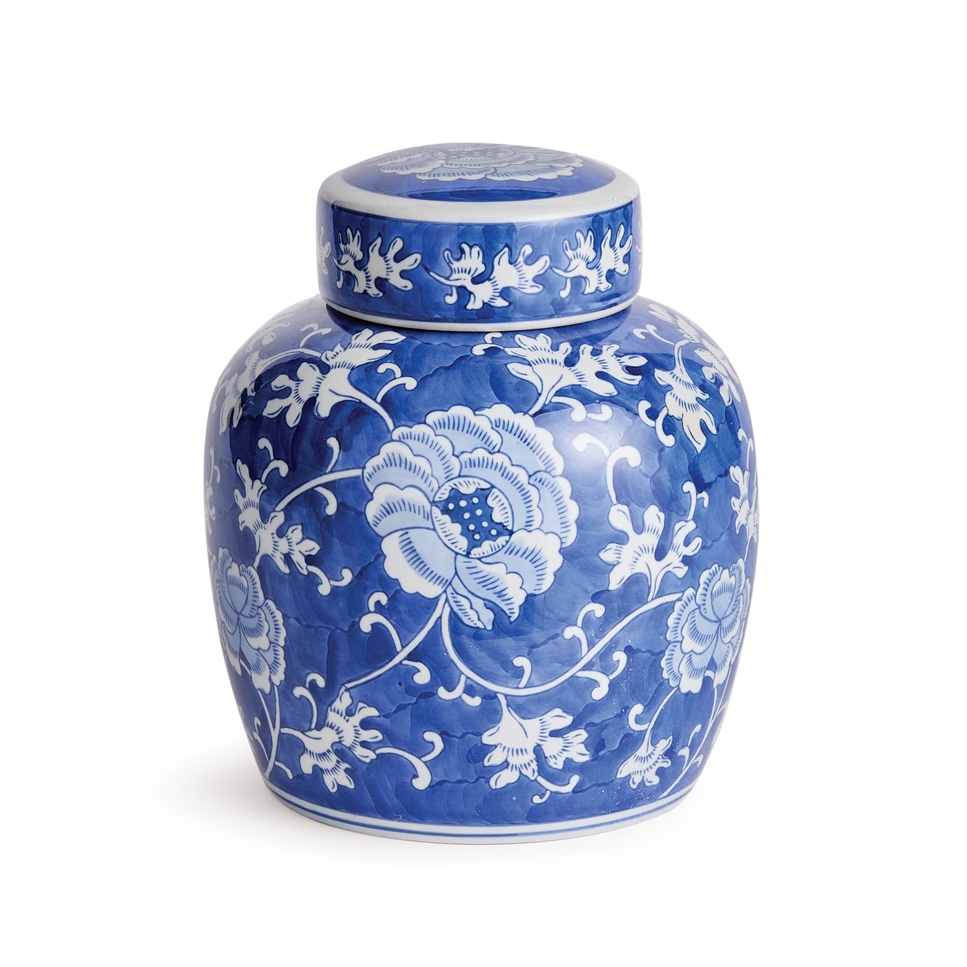 Dynasty Lotus Lidded Jar