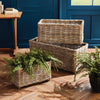 Haley Rectangular Woven Planters – Set of 3