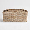Haley Rectangular Woven Planters – Set of 3