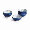 Harbor Check Dip Bowls, Set of 6