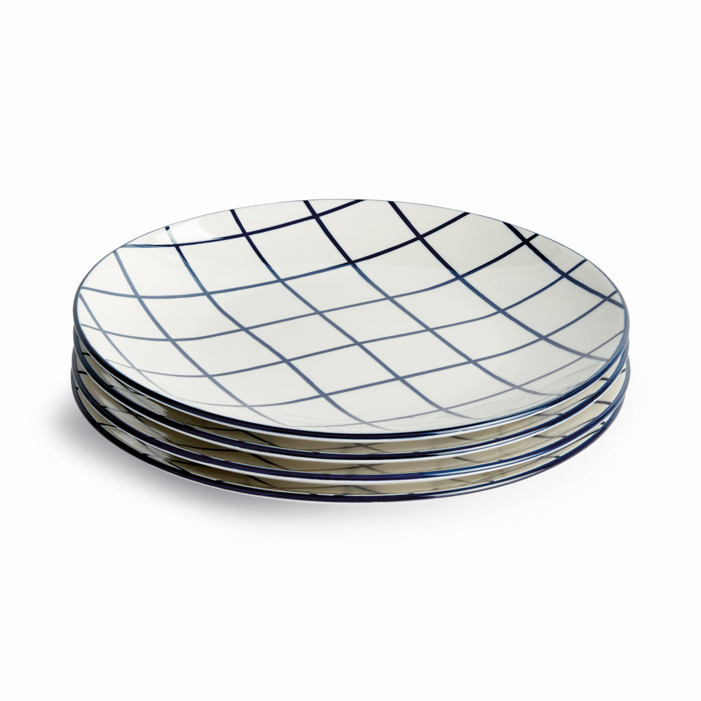 Harbor Check Plates, Set of 4