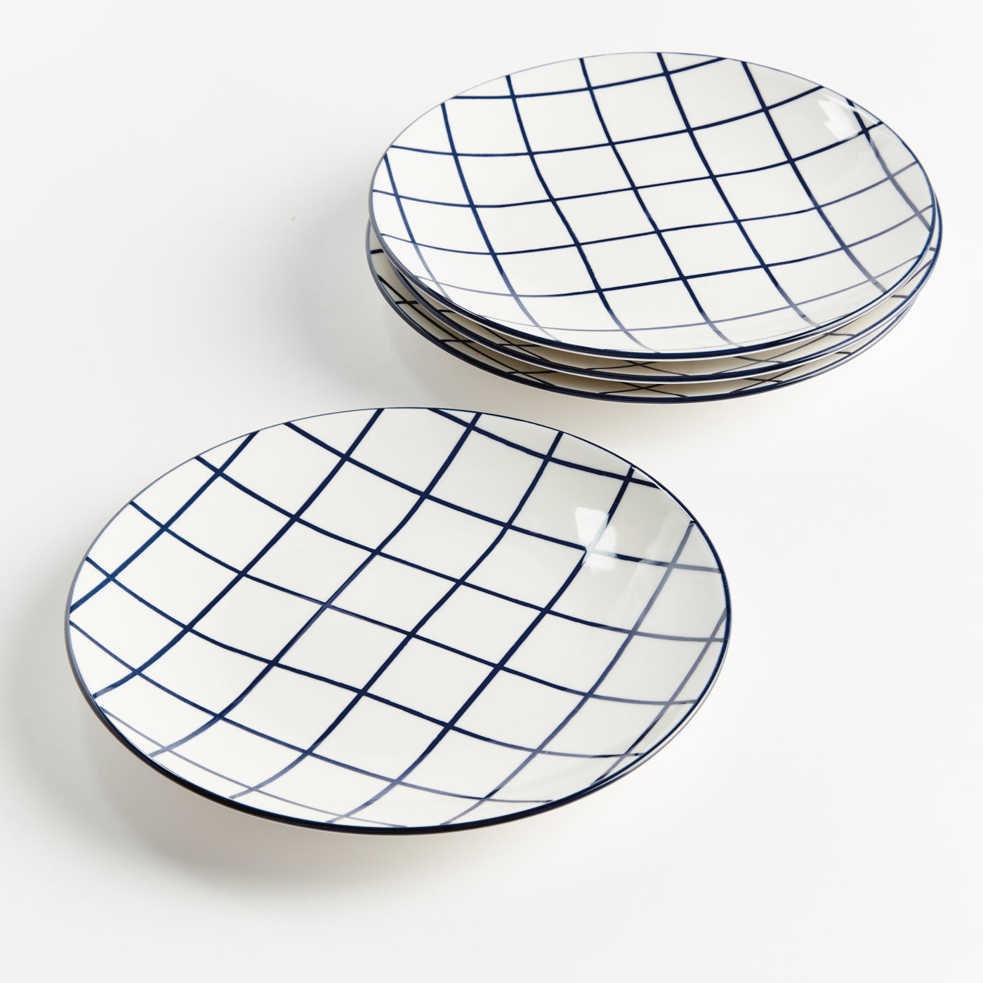 Harbor Check Plates, Set of 4