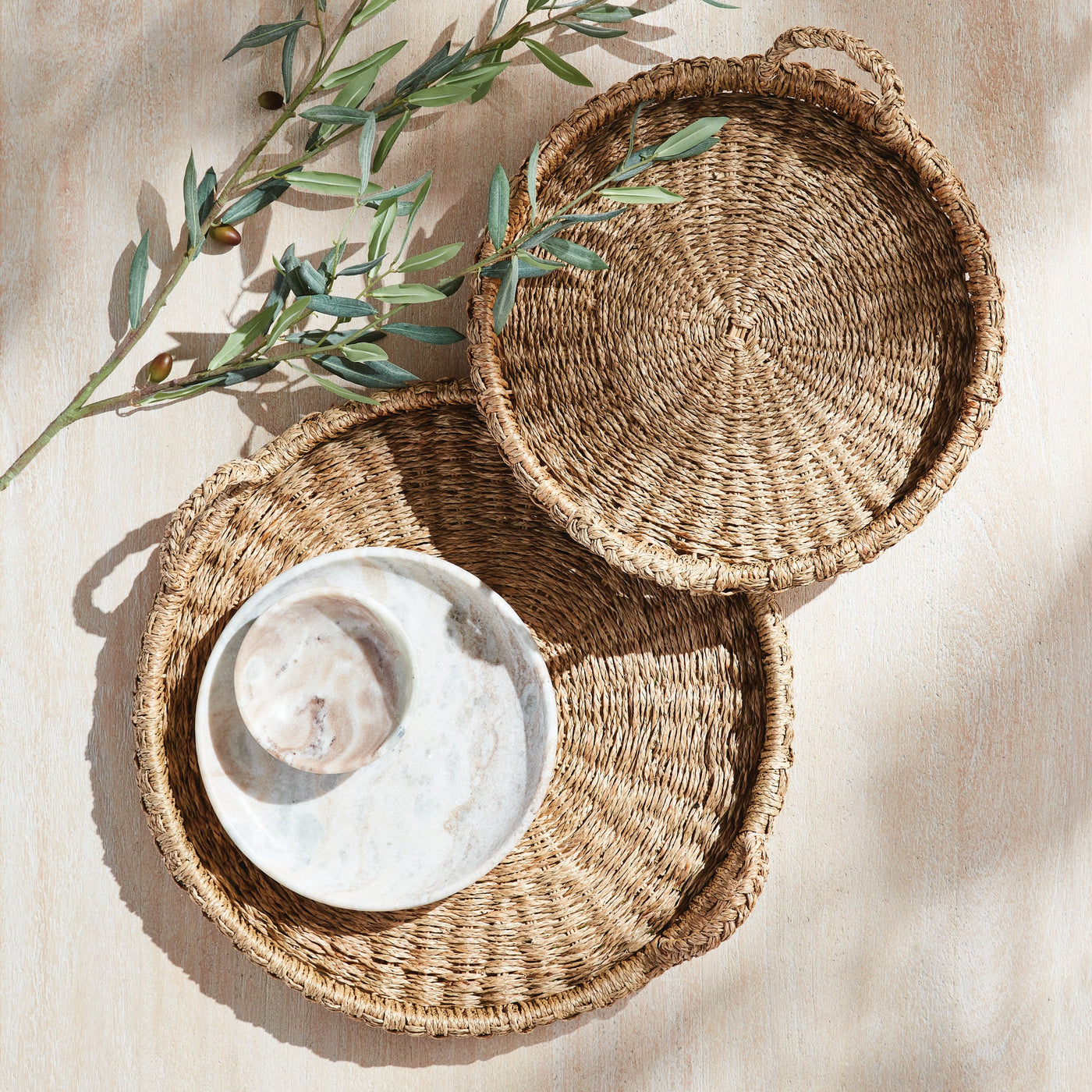 Sawyer Round Trays, Set of 2