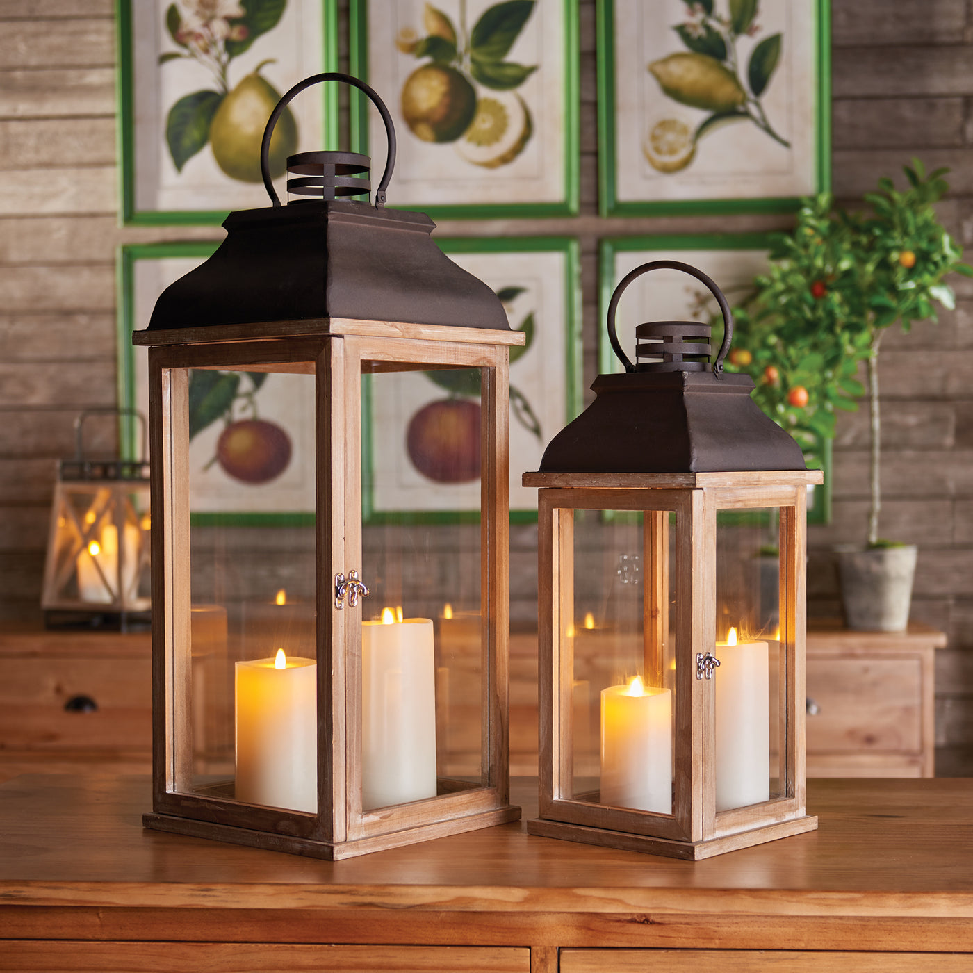Carmel Lanterns - Set of Two