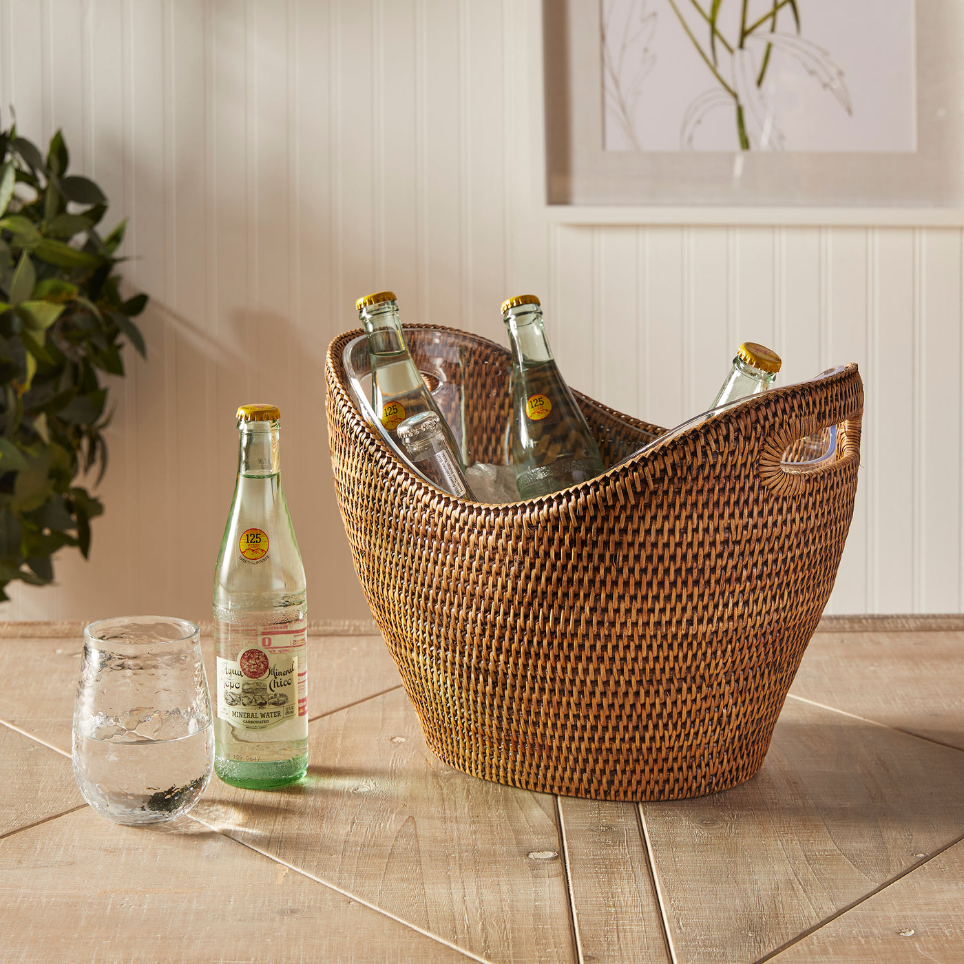 Burma Rattan Beverage Tub