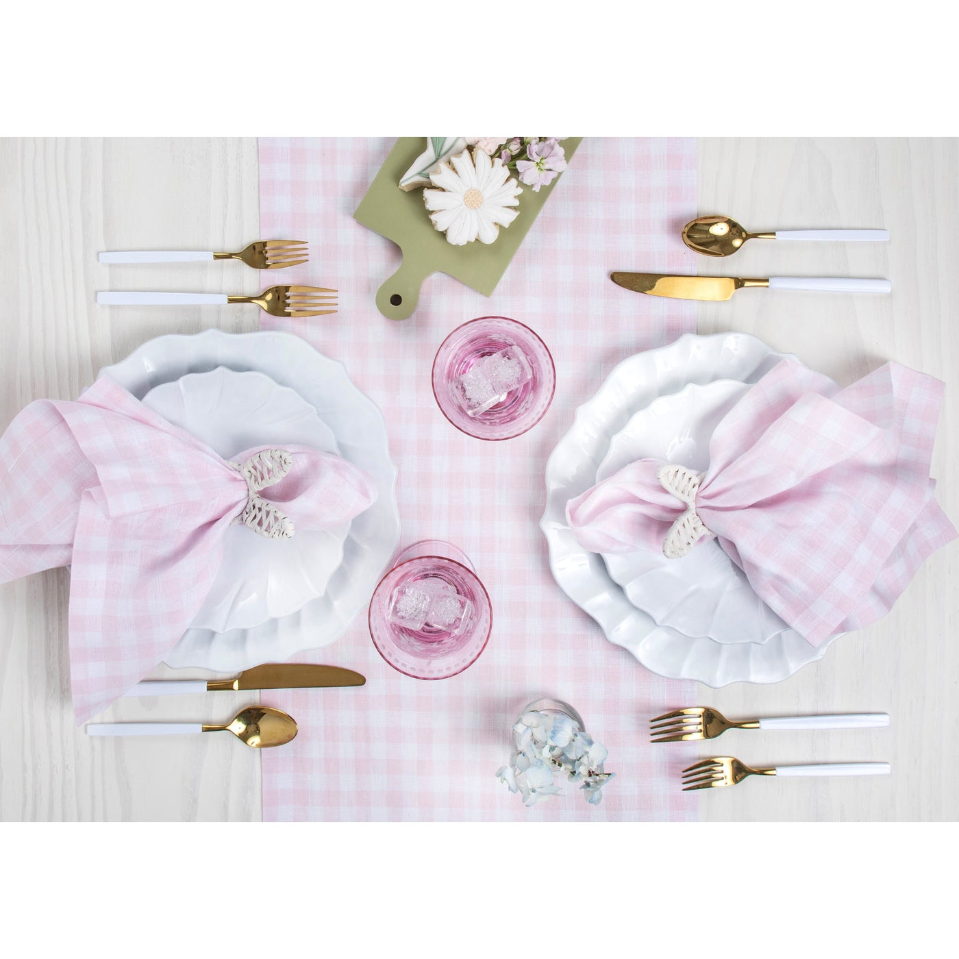 Gingham Table Runner