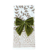 Olive: Velvet Bow Napkin Ties - (Set of 4)