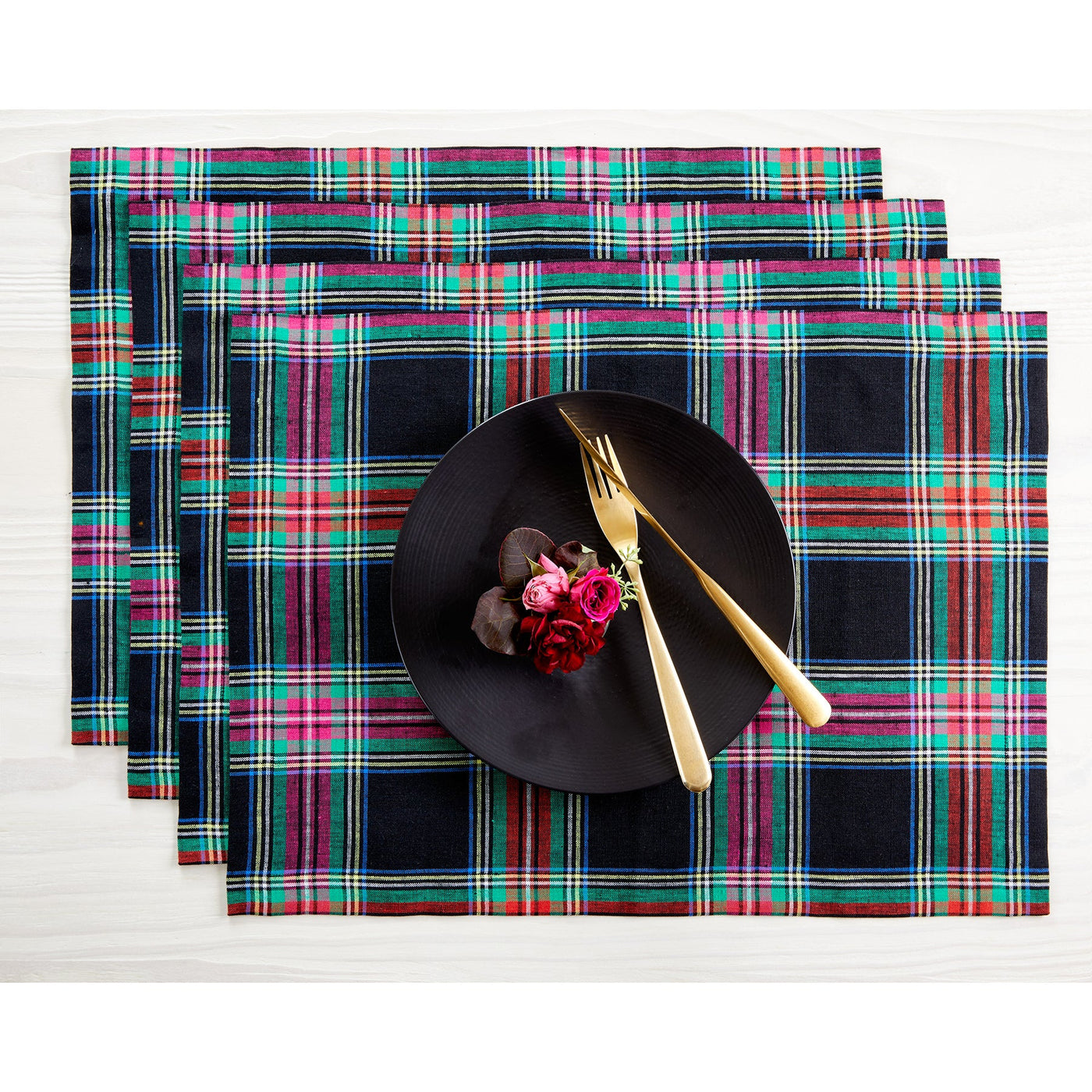 Jewel Plaid Placemats