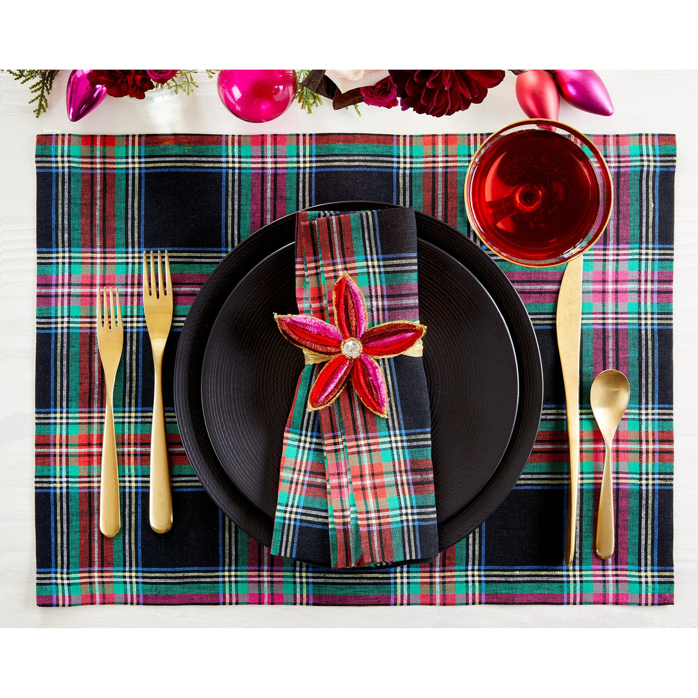 Jewel Plaid Placemats