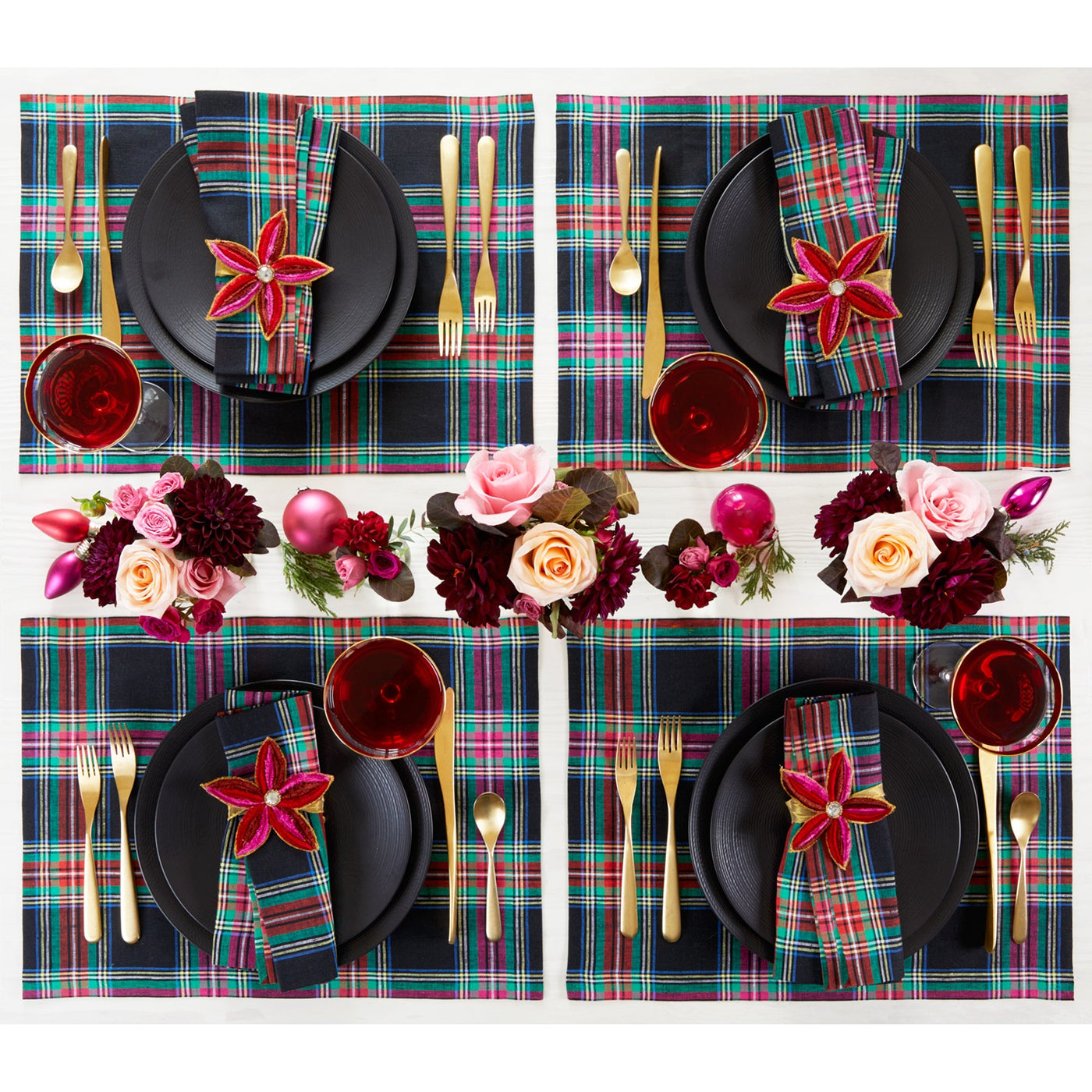 Jewel Plaid Placemats