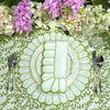 Studio Collection: Pippa Napkin - White/Green (Set of 4)
