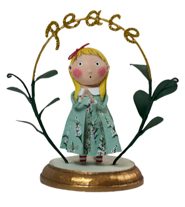 Praying for Peace Christmas Figurine