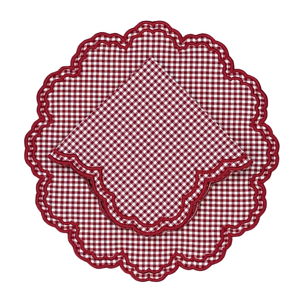 Bettina Napkin – Red Gingham (Set of 4)