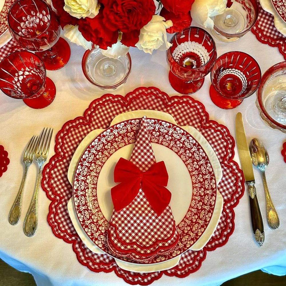Bettina Napkin – Red Gingham (Set of 4)