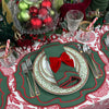 Red, Flowers & Vines - Tablecloth