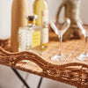 Maude Rattan Folding Tray Top Side Table