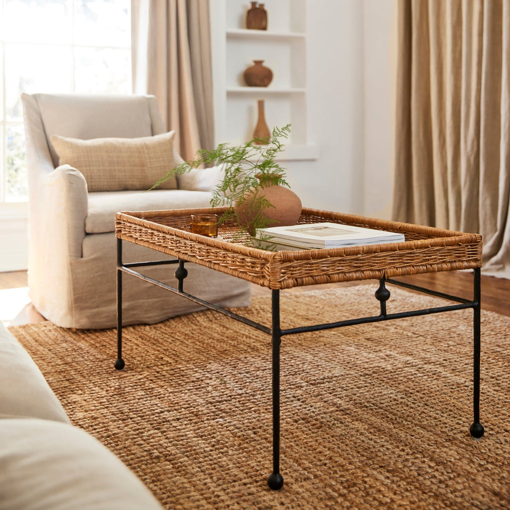 Lacoste Indoor/Outdoor Wicker Coffee Table