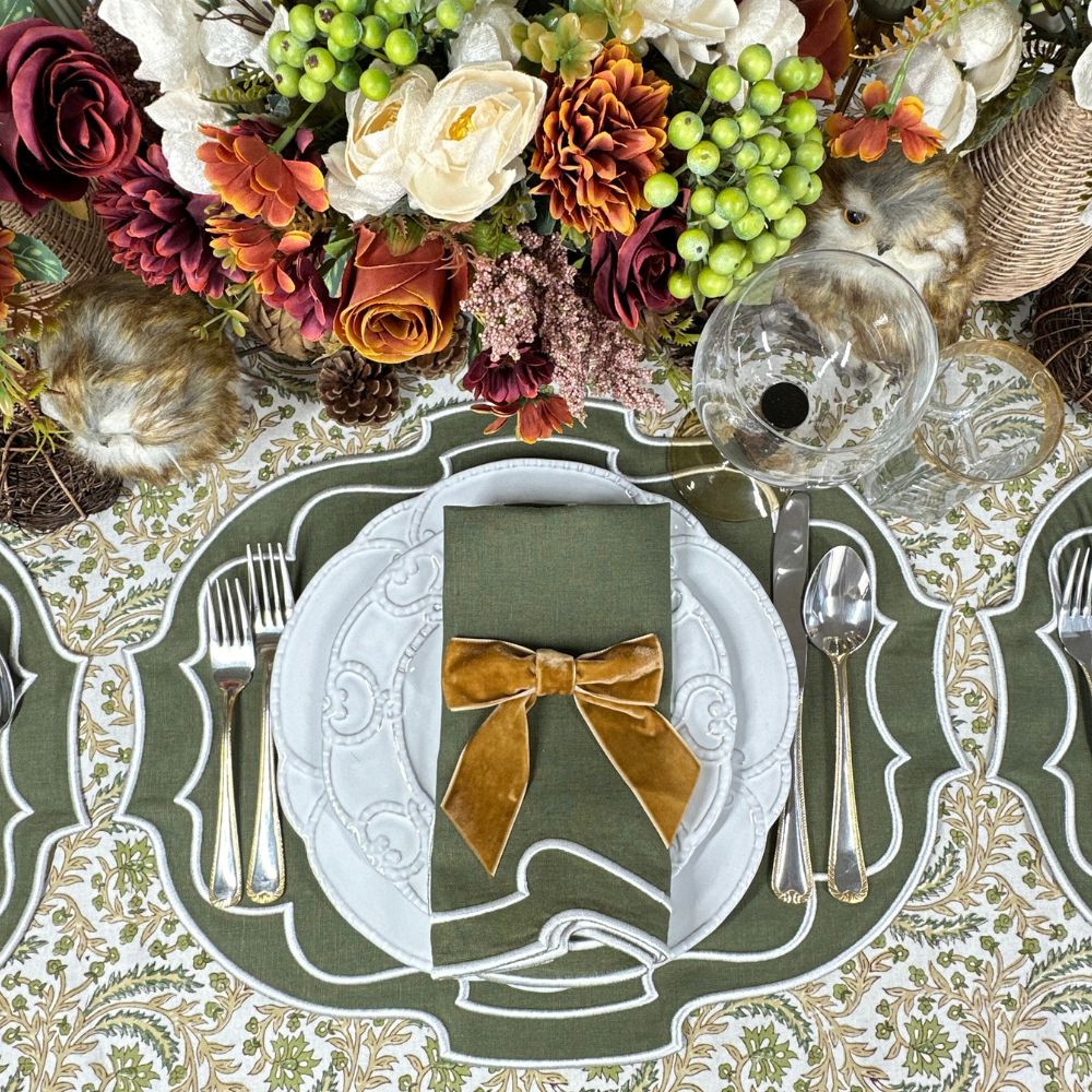 Belle Napkin – Sage (Set of 4)