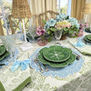 Blue Satin Bow Napkin Ties - (Set of 4)