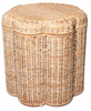 Scalloped Storage Ottoman