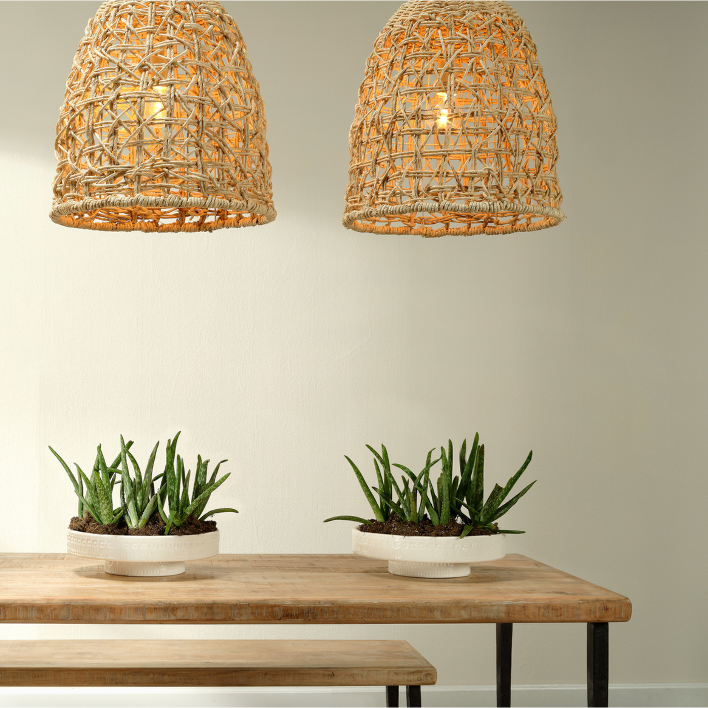 Netted Pendant Light