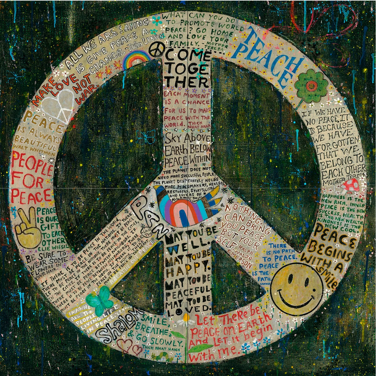 Choose Peace Art Print – Gallery Wrapped