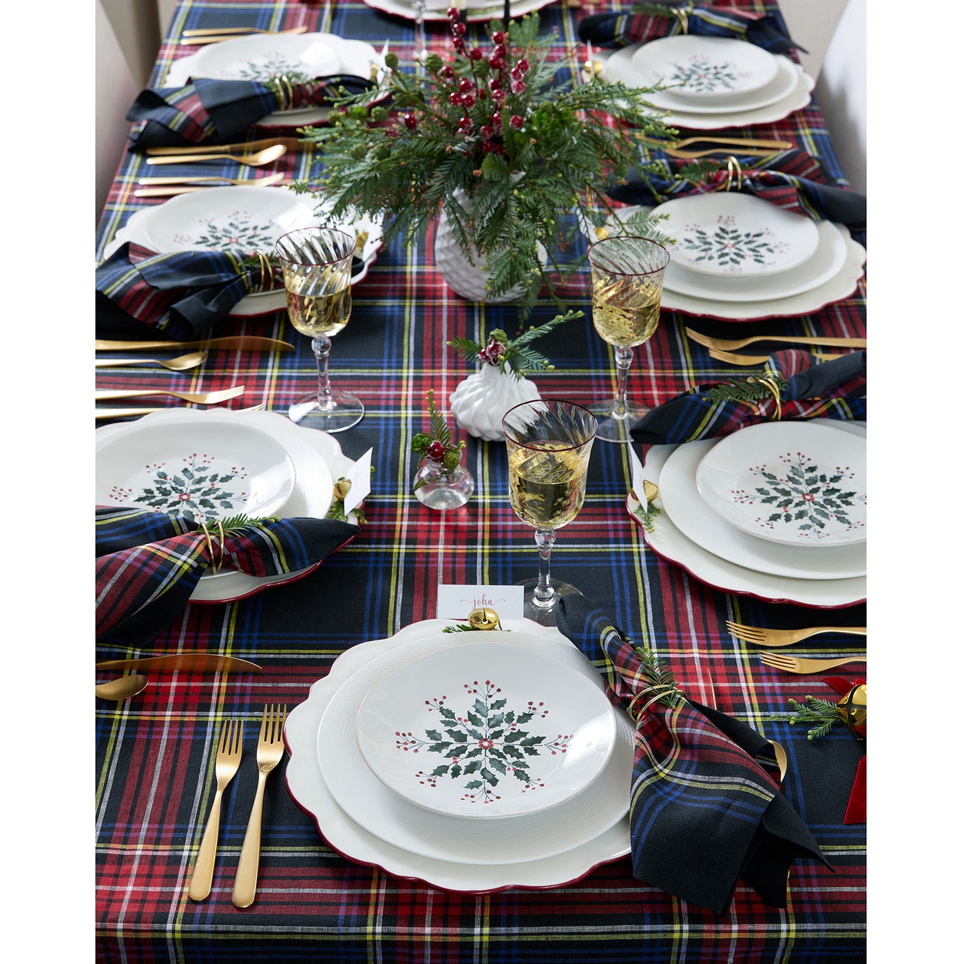Stewart Plaid Tablecloth
